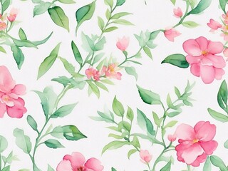 Seamless floral pattern in spring for Wedding, anniversary, birthday and party. Design for banner, poster, card, invitation and scrapbook