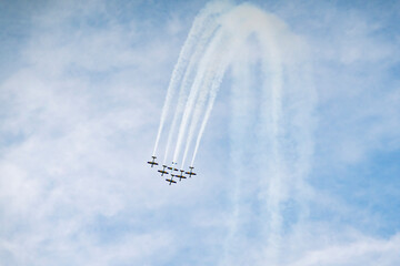 airplanes in the sky super tucano  esquadr&atilde;o de fuma&ccedil;a