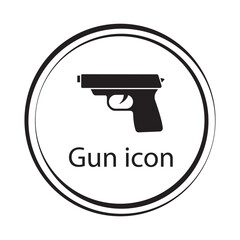 gun icon vector