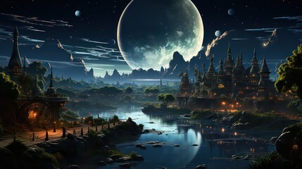 Starry Sky Indian Village