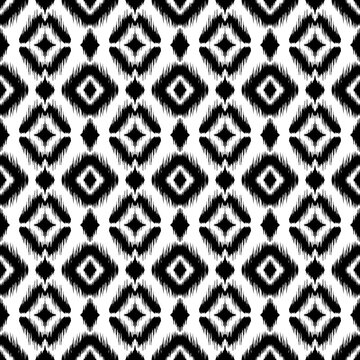 Geometric ethnic oriental ikat seamless pattern traditional Design for background,carpet,wallpaper,clothing,wrapping,Batik,fabric.
