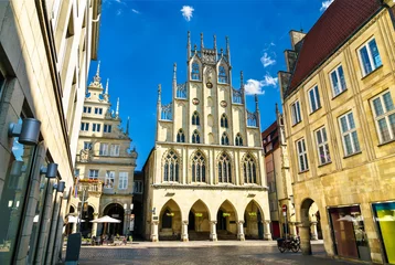 Historic town hall in Muenster - North Rhine-Westphalia, Germany © Leonid Andronov