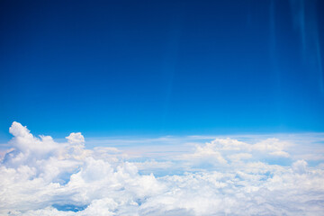 Naklejka na ściany i meble Flying - Above the Clouds