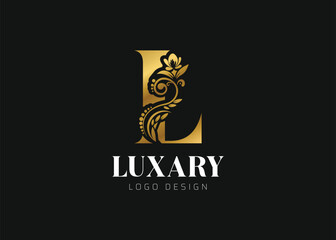 Luxury Flower logo for company