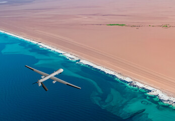 Naklejka premium Unmanned aerial vehicle - MQ-1 Predator