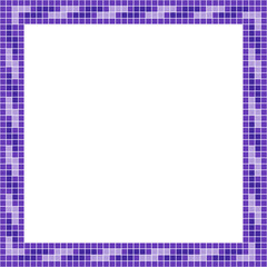 Purple tile frame, Mosaic tile frame, Tile frame, Seamless pattern, Mosaic frame seamless pattern, Mosaic tiles texture or background. Bathroom wall tiles, swimming pool tiles with beautiful pattern.