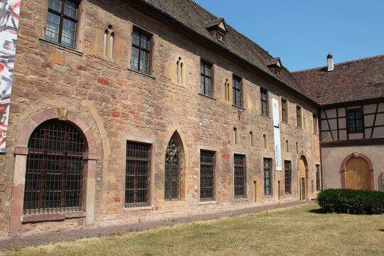 former dominican convent in colmar in alsace (france)