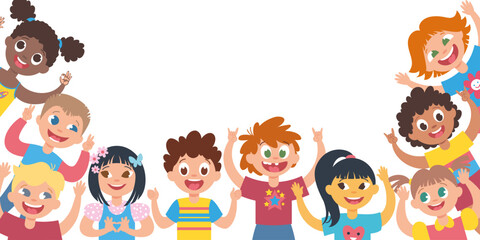 Children Background Frame Composition