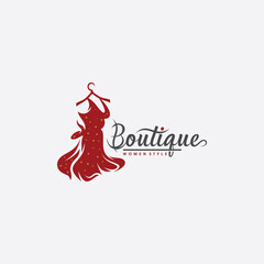 luxury boutique logo vector