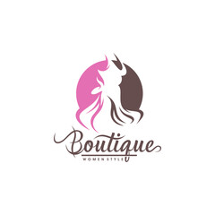 luxury boutique logo vector