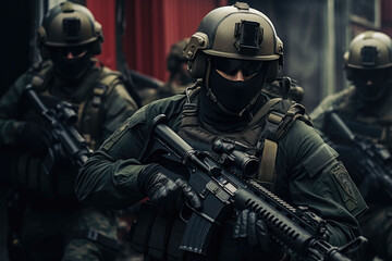 Special Forces with Operations Team