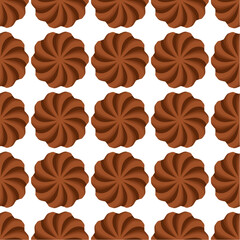 Pattern homemade cookie different taste in pastry biscuit