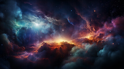 Obraz na płótnie Canvas lights of space