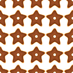 Pattern homemade cookie different taste in pastry biscuit