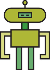 Robot Character Icon