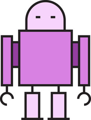 Humanoid Robot Icon
