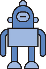 Humanoid Robot Icon
