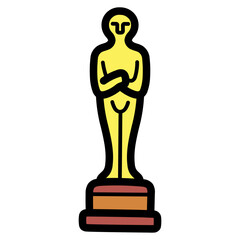 oscar filled outline icon style