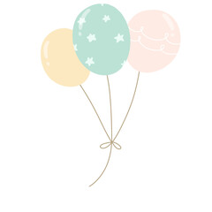 balloon party baby shower clip art © Pattaranun