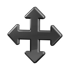 This is a beautifully designed 3D moving icon with a beautiful metallic texture.