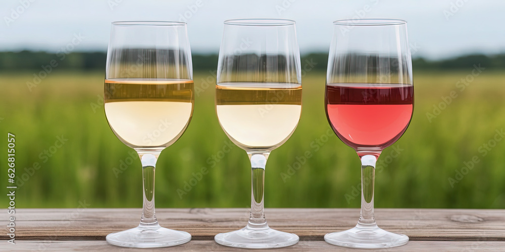 Poster wine background concept - generative ai