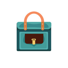 Women handbag illustration design elements, flat vector icon