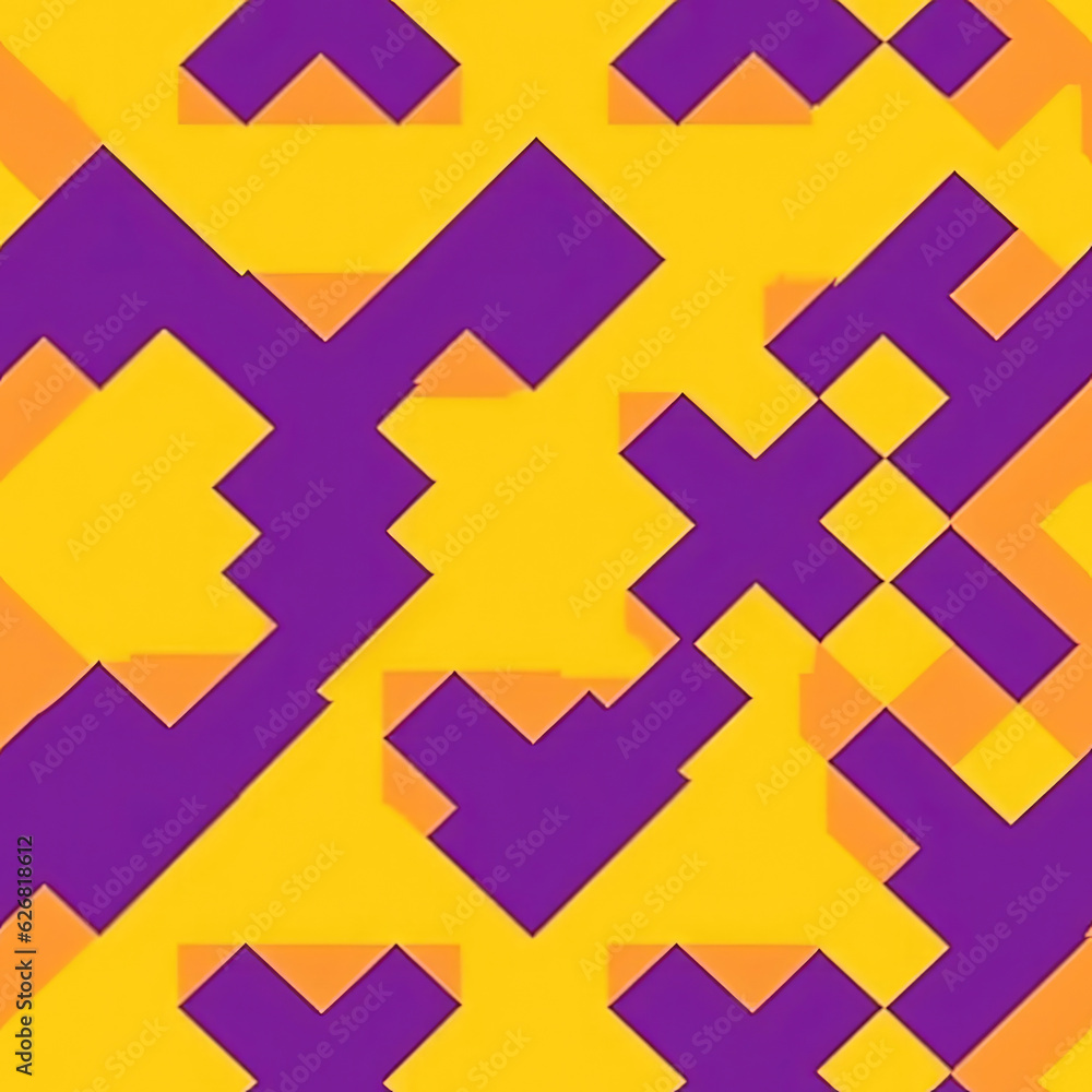 Poster intricate colorful background with mix of shapes and colors - generative ai