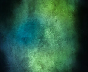 Fondo abstracto con detalle, textura suave y transicion de color verde a azul