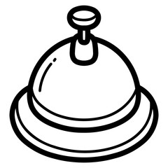 bell line icon style