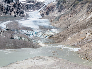 Pasterze Glacier in the Höhe Tauern National Park