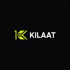 modern k letter logo design