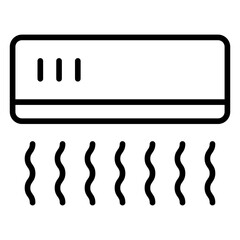 Outline Air Condition icon