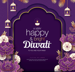 Happy Diwali, festival of lights. - 626823410