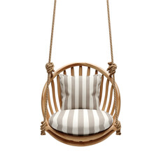 hanging armchair on white