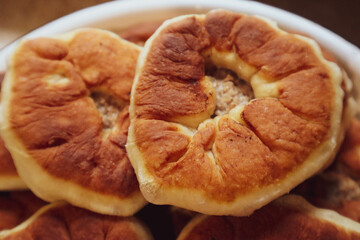  TAsty Traditional Caucasian dish with meat - bilyash