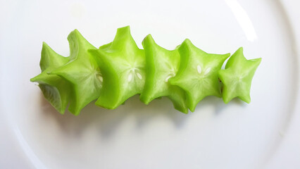 Slices of Star Fruit