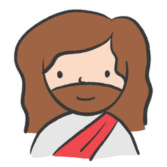 Obraz premium Cute Jesus Christ