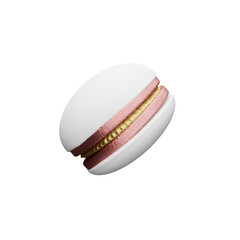 macaroon, cookies, cake, cream, white, icon, cartoon