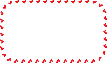 Red Heart frame Rounded Rectangle Shape vector love frames for pictures cute photo frame framing pressed flowers floral frame decoration design royal background for valentine wedding celebration roman