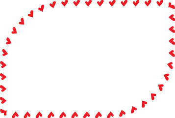 Red Heart frame Round Diagonal Corner Rectangle Shape vector love frames for pictures cute photo frame framing pressed flowers floral frame decoration design royal background for valentine wedding