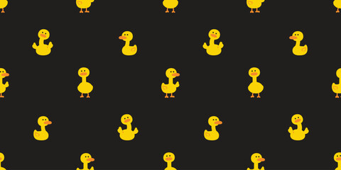 duck seamless pattern rubber duck shower bathroom toy chicken bird vector pet wrapping paper scarf isolated doodle cartoon animal farm tile wallpaper repeat background illustration design
