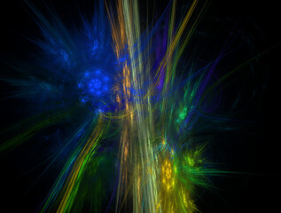 Imaginatory fractal abstract background Image