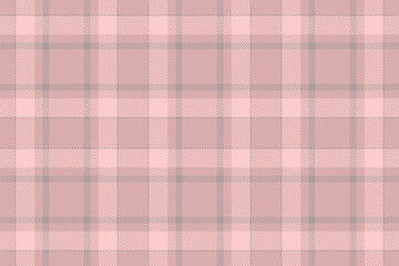 Textile fabric seamless of texture tartan vector with a background plaid check pattern.