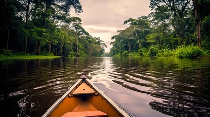 Exploring the Biodiversity of Cuyabeno National Park, in the Heart of the Amazon Jungles of Ecuador. Generative AI