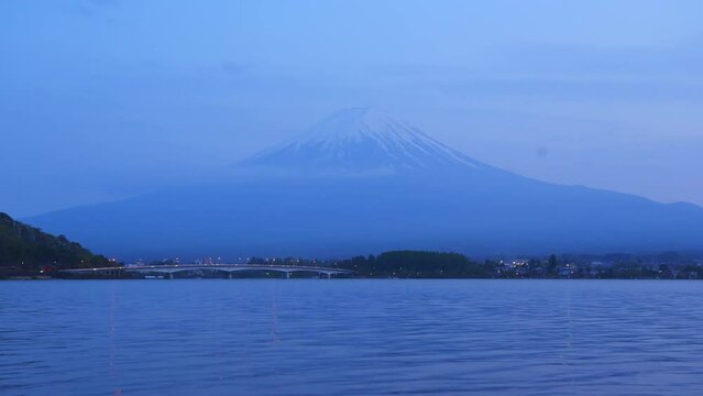 Mt Fuji scenery time laps