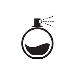 Obraz premium Perfume icon isolated on white background