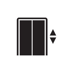 Elevator icon vector illustration symbol