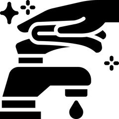 faucet solid icon