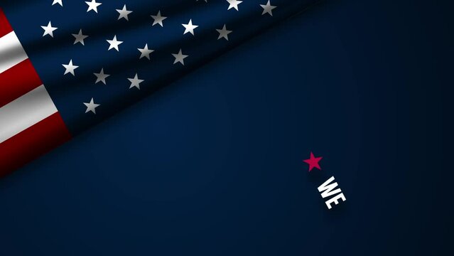 Happy Columbus Day with we will be closed text 4K video animation