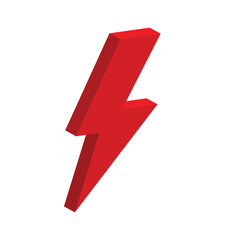 vector design of electricity or  Lightning  symbol